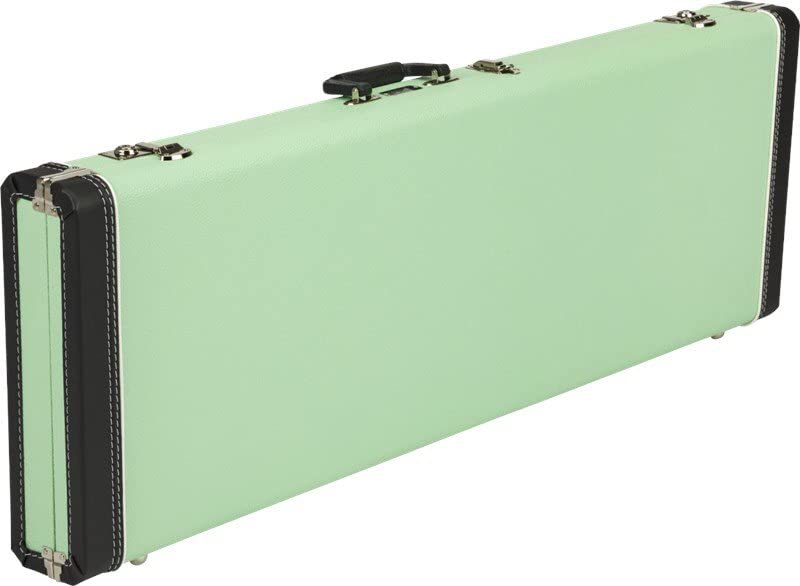 Fender® »VINTAGE SERIES WOOD CASE – STRAT®/TELE® – LIMITED EDITION« Étui pour Guitare Électrique – Couleur: Surf Green… - Les Beatles, Paul McCartney, John Lennon, RIngo Starr, George Harrison Fender® »VINTAGE SERIES WOOD CASE - STRAT®/TELE® - LIMITED EDITION« Étui pour Guitare Électrique - Couleur: Surf Green…