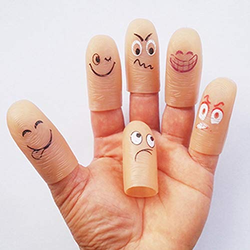 Toddmomy 30 Pezzi Marionetta da Dito Finto Pollice...