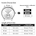 TIESOME Silicone Watch Bands, Quick Release Waterproof Soft Rubber Replacement Straps with Silver Plated Stainless Steel Buckle Compatible with Smart Watch Sport Watch for Men Women (22mm, Black)