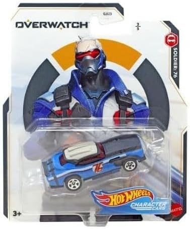 Miniatura 5 de Hot Wheels Overwatch 2020 - Juego completo de 5 autos de personajes  Genji, D.Va, Tracer, Soldier 76 & Reaper  Coleccionable con licencia de