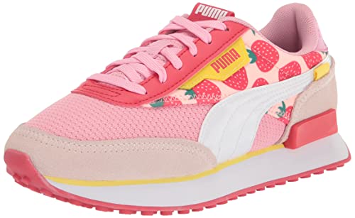 Puma Baby Future Rider Sneaker, Summer Treats-Rosewater-Hibiscus-Prism Pink White, 4 US Unisex Infant