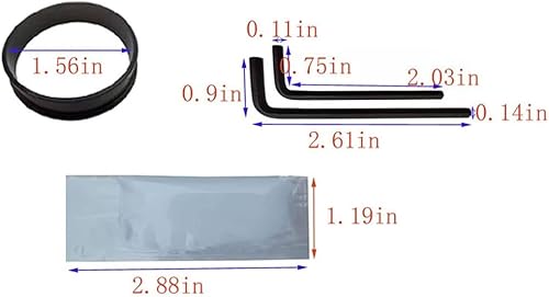 Miniatura 4 de 904949 Kit de revisión apto para piezas de pistola de uñas Porter Cable FN250B FN251, accesorios de piezas de herramientas de aire