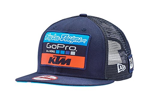 Troy Lee Designs Mens KTM Team License Snapback Hat One Size Fits All Navy