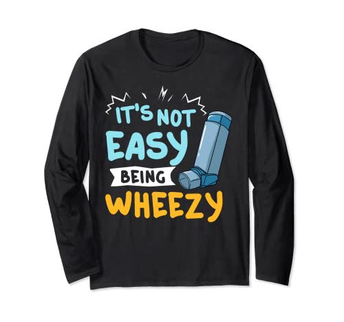 Asthma Inhalator Pumpe Medizin Behandlung Asthma Langarmshirt