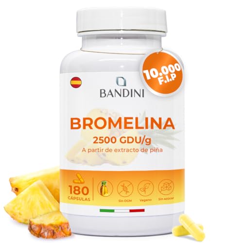 Bandini Bromelina 10.000 1000mg Cápsulas