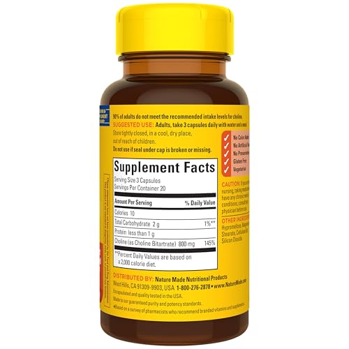 Nature Made Extra Strength Choline