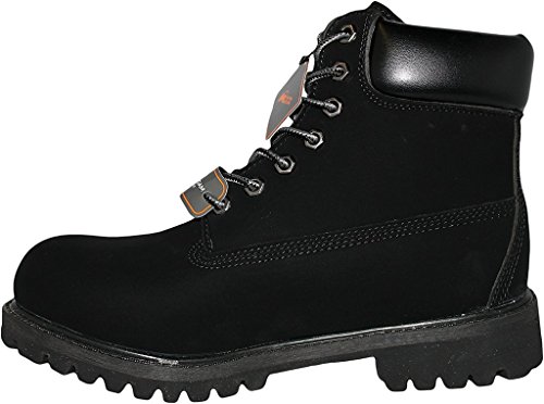 Trekker MG-BOOTS Boy's MID 6 INCH Boots - Black - 113