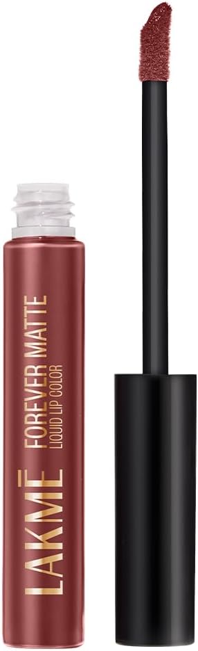 LAKMÉ Forever Matte Liquid Lip Colour, Long-Lasting Liquid Lipstick, Lightweight & Transferproof, Smudgeproof - Nude Dream, 5.6ml