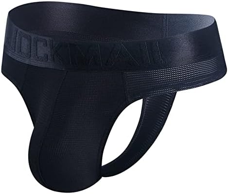 JOCKMAIL Jockstrap Athletic Supporters Bikini Underwear for Men Jock Strap Male Underwear for Gym Sport