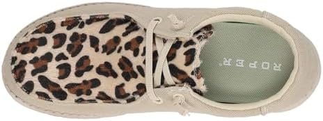 ROPER Womens Hang Loose Leopard Slip On Flats Casual - Beige - Size 7.5 M | Image 3