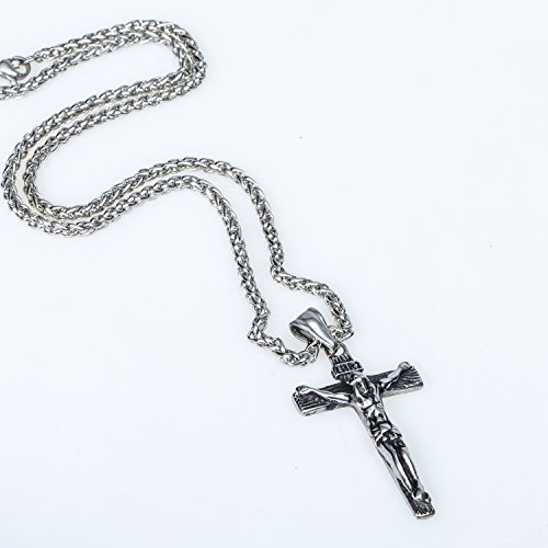 Crucifix Pendant Necklace Chain - Vintage Christian Catholic [Roman Empire Gothic Style]3