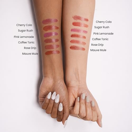 Image of Milagro Beauty Gloss Lip Balm | Hydrating Glossy Lip Glaze Stick | Jojoba Oil & Shea Butter - Non-Sticky Shine, Peptide-Infused Formula (Pink Lemonade)