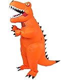 Mahoon Inflatable Dinosaur Costume Adult Blow up Halloween T-Rex Costume Dino Suit Unisex Jumpsuit...