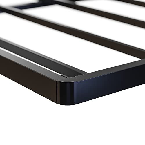 Ziyoo Box Spring Queen/ 2 Inch Low Profile Metal Platform/Sturdy Metal Structure/Low Mattress Foundation/Simple Assembly/Easy Clean… #TOP1