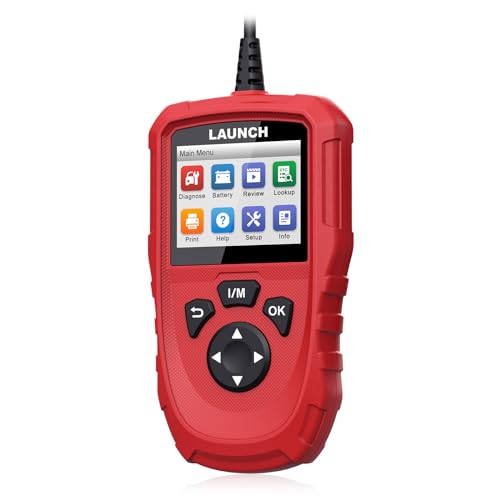 LAUNCH OBD2 Scanner Diagnostic Scan Tool, Millennium OBD Check Engine Code Reader, One-Click to Check I/M Readiness, Battery Voltage Test, DTC Lookup, Lifetime Update, for All Vehicles After 1996