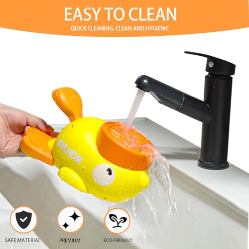 Image of Cat & Small Dog Interactive Treat Dispenser Toy, 2-in-1 Duck Shaped Slow Feeder, Mentally Stimulating Puzzle Toy, Reduces Bloating Anti-Gulping for Indoor Pets
