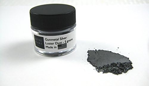 DARK SILVER - 5 grams - Edible Luxury Cake Dust For Decorating Cakes, USA Made