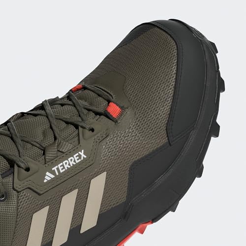 adidas Herren Terrex AX4 Gore-TEX Hiking Shoes, Olive Strata/Wonder Beige/Core Black, 38 2/3 EU – Ansicht 6