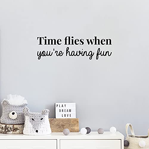 Vinilo decorativo de pared con frase positiva