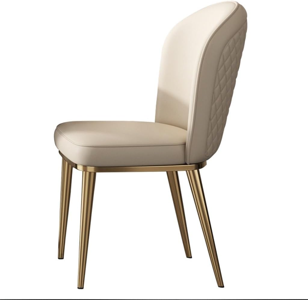 Italian Dining Chair Home Backrest Stool Stainless Steel Hotel Restaurant