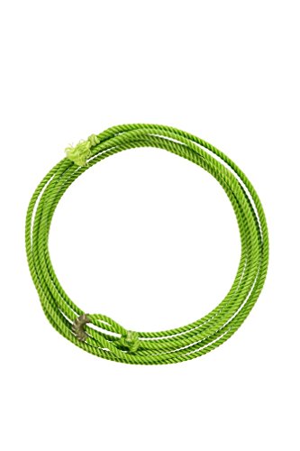 Weaver Equine Waxed Nylon Kids Lasso Rope, Lightweight Cowboy Rope Lasso for Practice, Colorful Loop Roping Ropes for Kids 5/16' x 20'