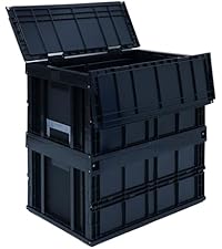 Amazon | 松本産業 折りたたみコンテナ 40L (ブルー)(40B) フタ無し