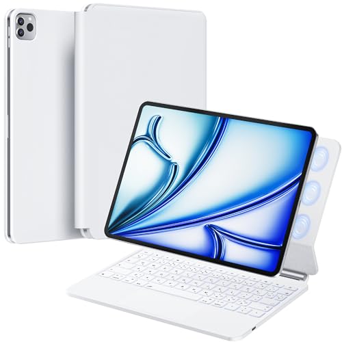 Sencela ipad �L�[�{�[�h�t���P�[�X iPad Pro��1/��2/��3/��4/��5����Ή��i11�C���`�j�L�[�{�[�h�t���P�[�X �}�W�b�N�L�[�{�[�h�� JIS���{��z��E�����x�^�b�`�p�b�h�E7�F�o�b�N���C�g�E���C�z���E�����^�E�y�ʁE�ϏՌ��E�ی�J�o�[