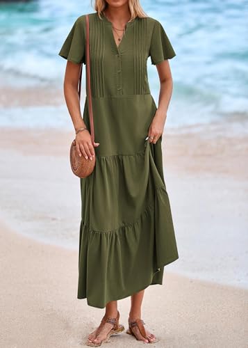Image of KIRUNDO Summer Maxi Dresses for Women 2026