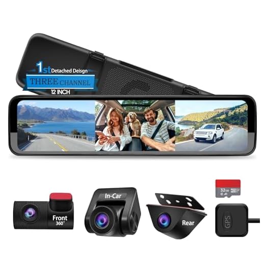 PORMIDOPRO 3-Channel Rear View Camera System