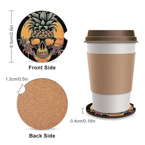 4PCS Posavasos para Vehículo 6.5 cm Universal miniatura 2