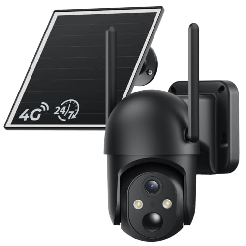 ELYSOO 2K Solar 4G LTE Security Camera