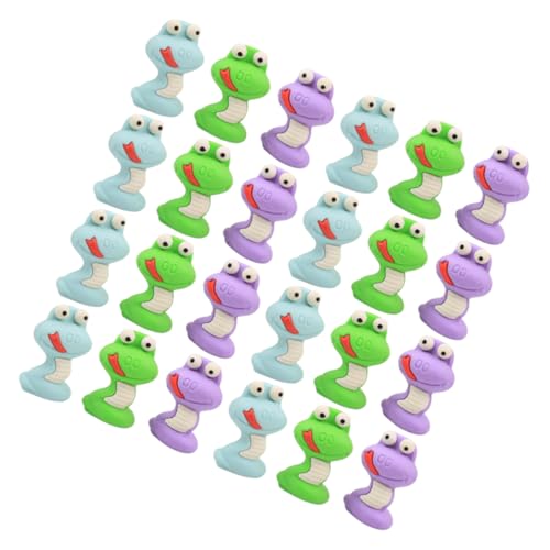 jojofuny 36個 かわいい蛇型消し 多機能筆用消し ペンケースに 携帯便利 学習と絵画に