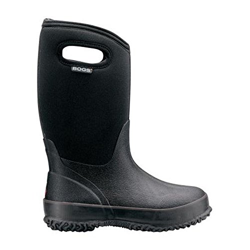 Image of BOGS unisex child Classic High Waterproof Insulated Rubber Neoprene Rain Boot Snow Black 10 M, Black, Toddler US