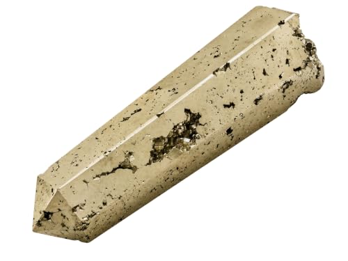 Image of Amazing Gemstone Large Raw Pyrite Crystal Towers ~ Natural Healing Crystal Point Obelisk for Reiki Healing and Crystal Grid (5.5 inch to 6 inch INCH)