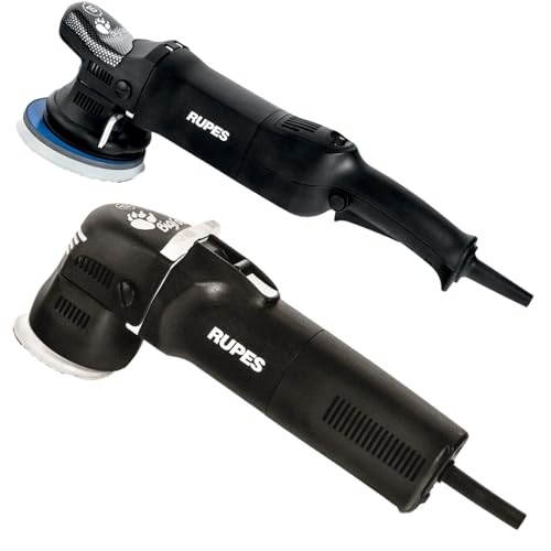 RUPES LHR15ES LHR75E BigFoot Polisher Kit - Includes Random Orbital Polisher and Random Orbital Polisher Mini - Enhances Versatility - Maximum Operator Comfort