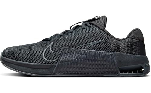 Nike Metcon 9 Men's Workout Shoes (DZ2617-014, Dark Smoke Grey/Monarch/Smoke Grey) Size 9