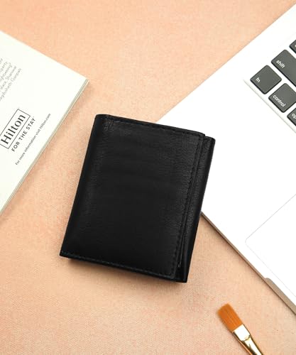 LeatherBoss Men's Trifold Wallet with Pull Out Flap4