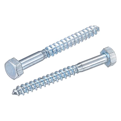 Tornillos Hexagonales M6 x 60 mm acero carbono zincado 25 pzas