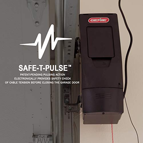 Genie B6172H Wall Mount Smart Garage Door Opener, Dc Motor Lifts Up To 14Ft High 850Lbs, Black #TOP1