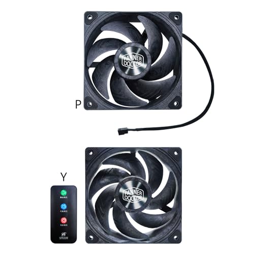 Ventilador 120mm contra sobrecalentamiento de servidores con doble rodamiento silencioso 5