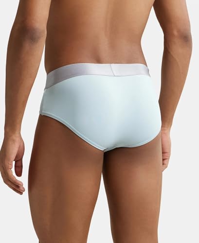 Image of Jockey IC27 Men's Tactel Microfiber Elastane Stretch Solid Brief with Moisture Move Treatment