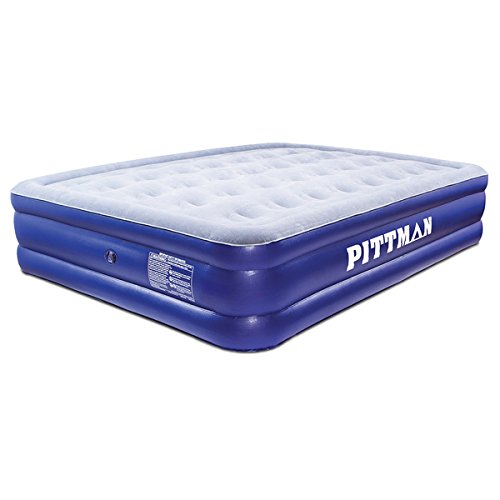 Pittman Double High Queen Air Mattress with Portable Electric Inflate Pump