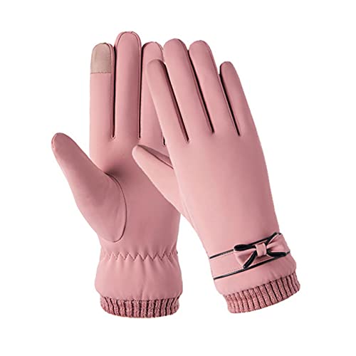 Gants winter femmes tactiles anti-mains gelées avec peluche interne chaude