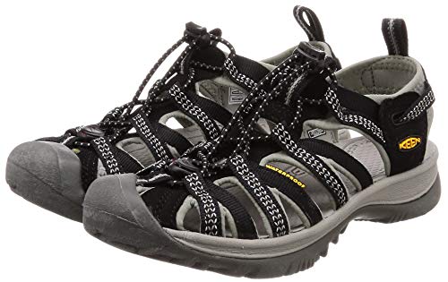 Keen KEEN Whisper Damensandalen, Schwarz (Schwarz/Neutral Grau), 37 EU