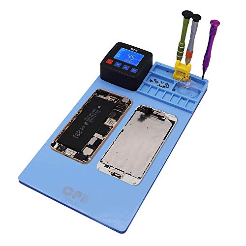 Outil de réparation Outil de séparation d'écran LCD, plaque chauffante de réparation de machine de séparateur d'écran de téléphone portable, équipement de séparation d'écran, tapis de réparation de co