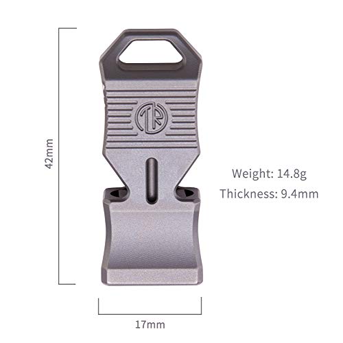 Tacray Titanium Emergency Whistle, Portable Lanyard Keychain Whistle, Loud Whistle Up To 120 Decibels For Emergency Survival, Hiking, Camping, Boating And Pet Training #TOP2