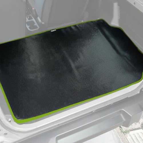 Hasiro 新型ジムニー適合 トランク マット 撥水 ゲッジマット 汚れ防止 ラゲッジルームマット 防キズ 防汚 荷台マット 滑り止め ラゲッジルームシート 簡単設置 車中泊 リアマット 荷物置き jb64 jb74 専用サイズ 緑