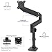 VIVO Premium Aluminum Tall Extended Monitor Arm for Ultrawide Monitors up to 49 inches and 33 lbs, Single Desk Mount Stand, Pneumatic Height Adjusting, Max VESA 100x100, Black, STAND-V101GT