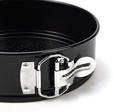 LUUFAN Non-Stick Quick-Release Springform Cake Tin with Loose Base (18cm/7")