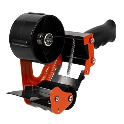 INOOMP Handheld 60mm Packing Tape Dispenser Cutter with Ergonomic Grip for Shipping and Moving Boxes, Industrial Tape Tool for Packaging and Shipping Tasks